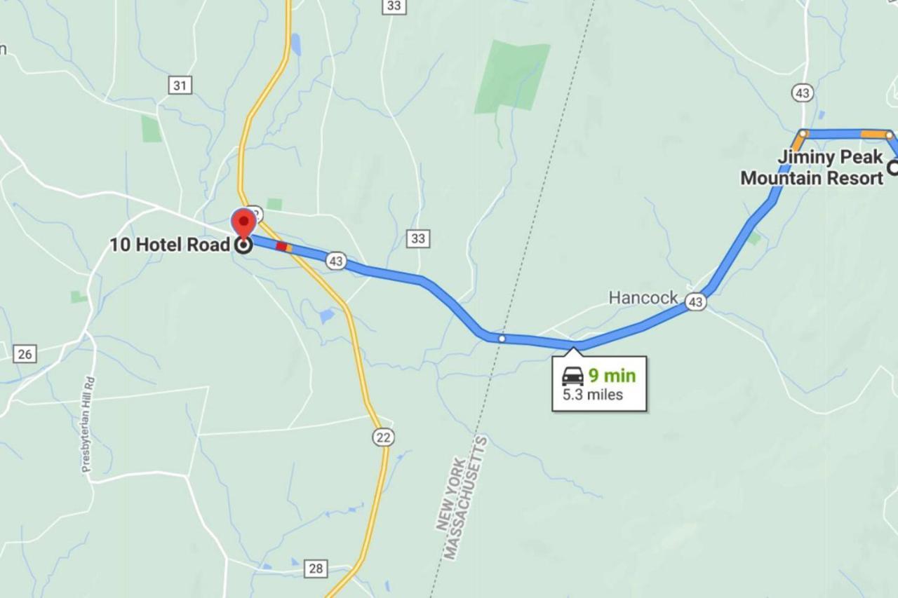 הנקוק 2 Bed Berkshire Getaway Minutes To Jiminy Peak Ski מראה חיצוני תמונה